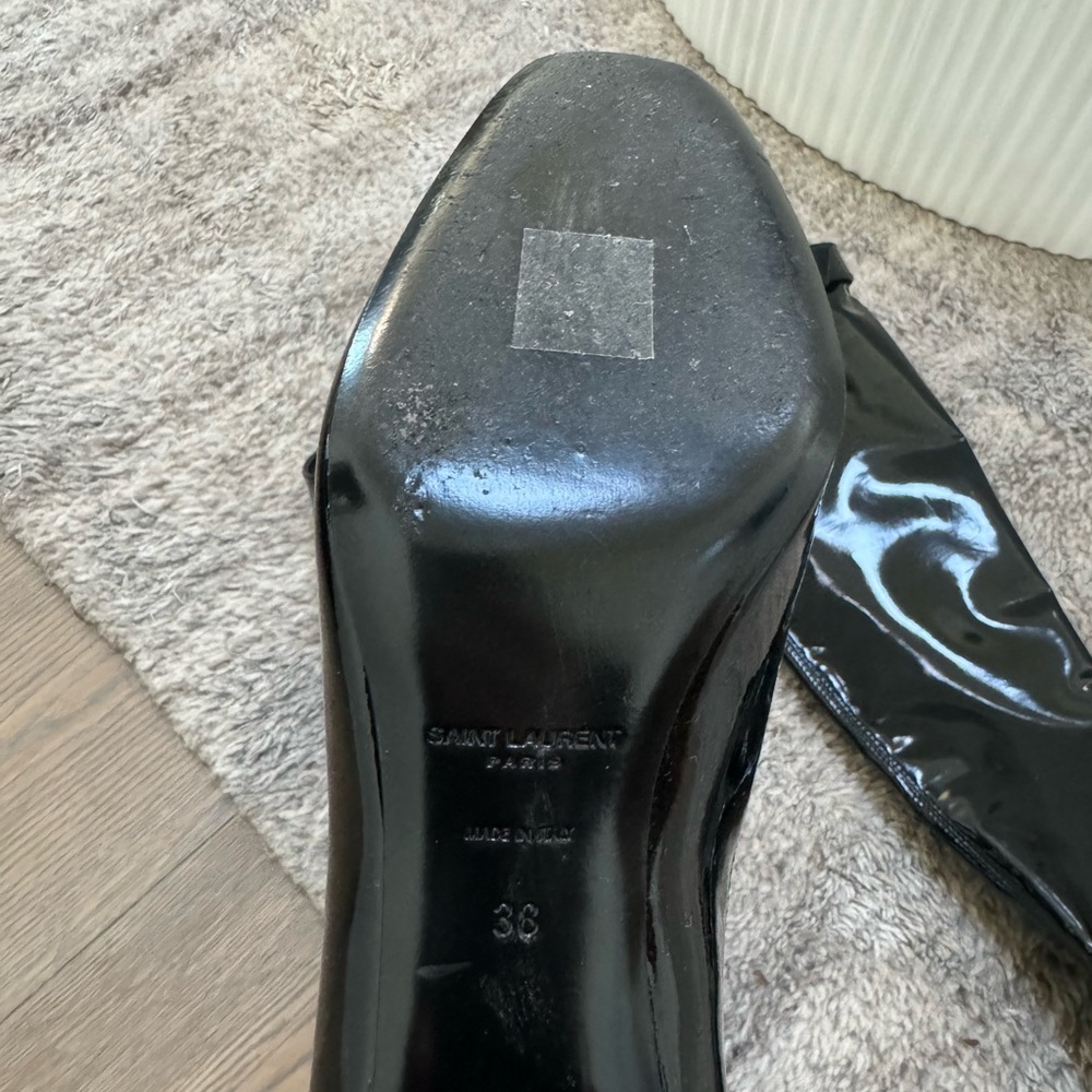 Brand new Saint Laurent diamond buckle boots. - Picture 4 of 4